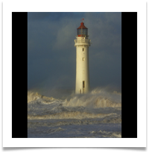 Stormy Perch Rock Lighthouse - Chris Beesley